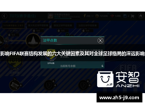 影响FIFA联赛结构发展的六大关键因素及其对全球足球格局的深远影响